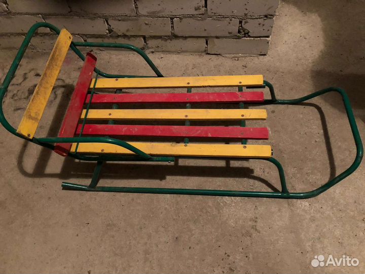 Детские зимние санки