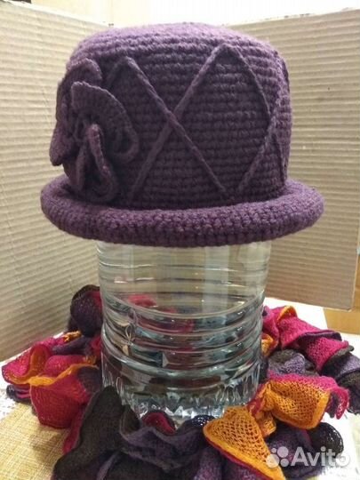 Комплект шапка, шарф