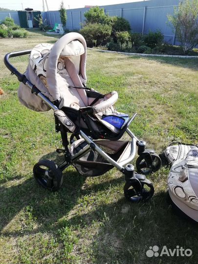 Детская коляска 2 в 1 Bebetto Solaris