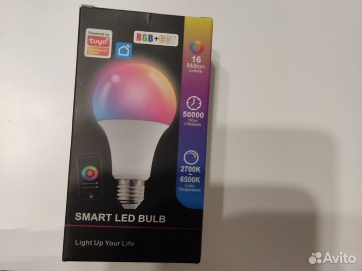 Лампа Смарт Bluetooth Tuya RGB 9 Ватт