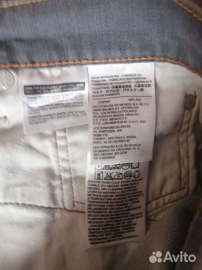 Джинсы levis 504