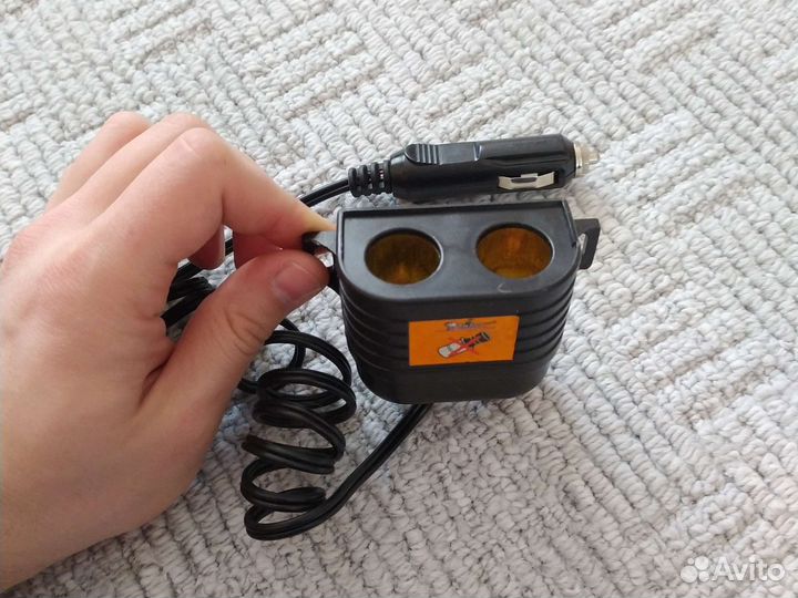 Переходник двойник разветвитель для прикуривателя