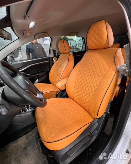 Чехлы из экокожи на Citroen C4 2 от Автопилот