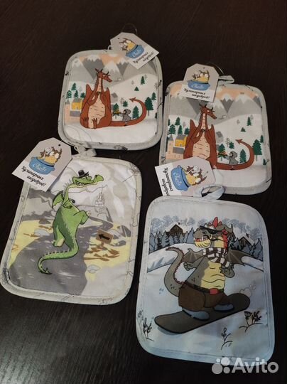 Полотенца, прихватки символ года 2024