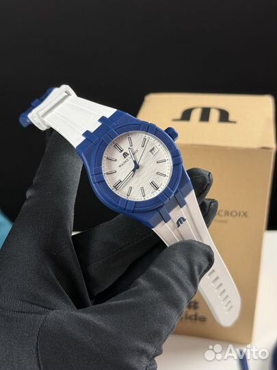 Часы Maurice Lacroix Aikon Tide Blue&White