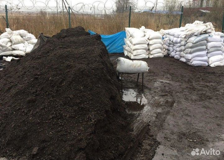 Плодородный грунт, удобрения