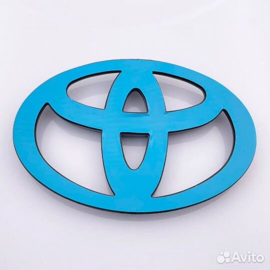 Эмблема Toyota чёрный глянец