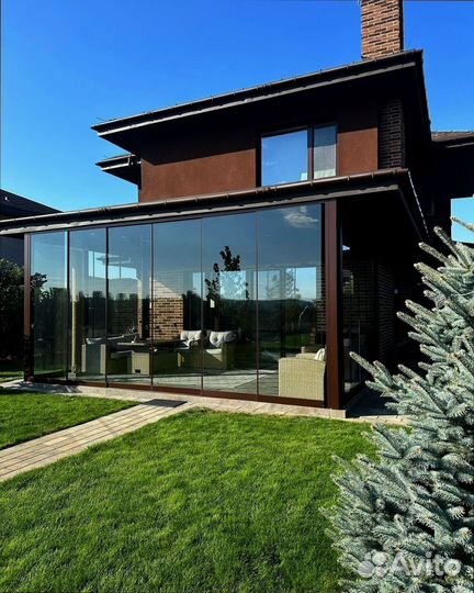 Остекление террас веранд беседок загородных домов