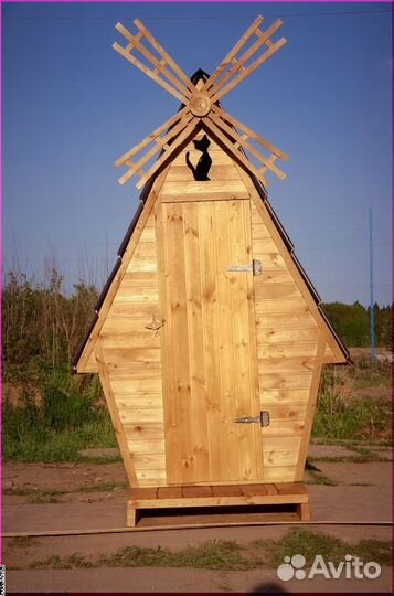 Дачный туалет с установкой ELE1003