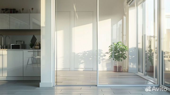 Дверь стеклянная