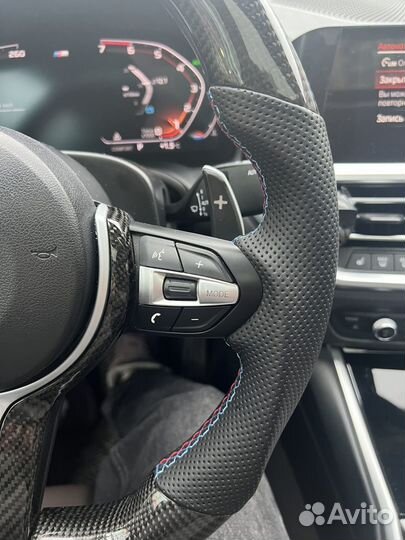 Руль карбон bmw F-серия анатомия, перфорация