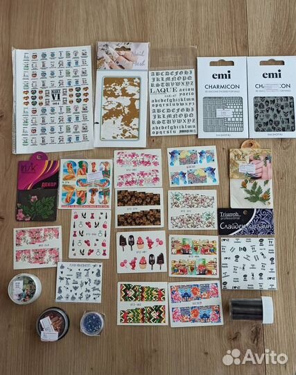 Набор для дизайна ногтей. Слайдеры. Наклейки