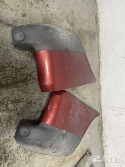 Fiat doblo задний бампер