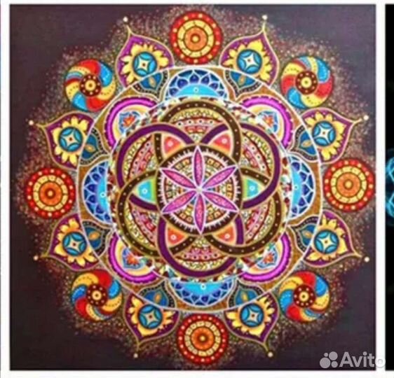 Алмазная мозаика львенок 30х40