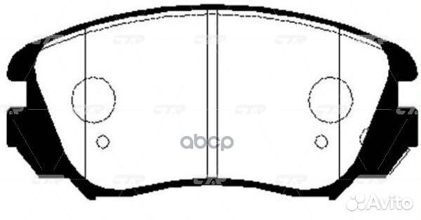 Ckkd-24 Колодки тормозные дисковые перед