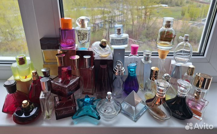 Остатки во флаконах и пустые