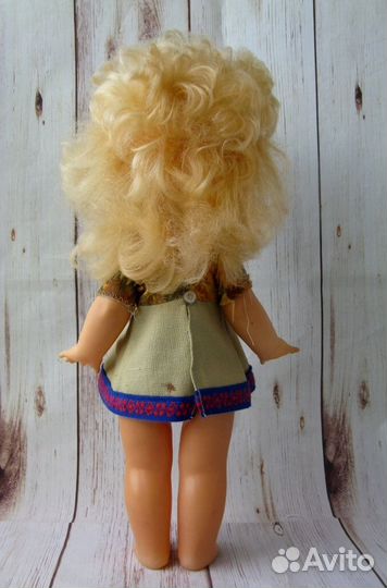 Кукла 36 см родное платье с ярлыком СССР