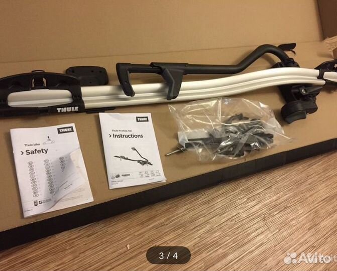 Велобагажник Thule ProRide 591 на крышу автомобиля