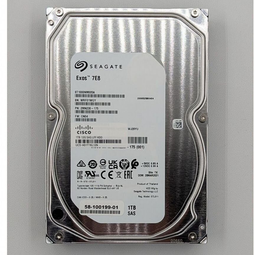 [ST1000NM005A] Жесткий Диск Ucs-Hd1t7kl12n, 58-1001