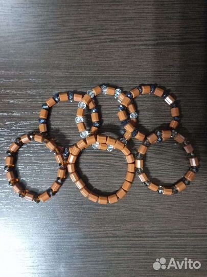 Турманиевые Браслеты. Нуга Бест. Новые. Камень нат