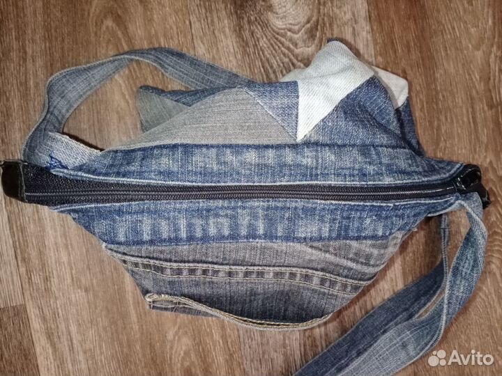 Сумка джинсовая