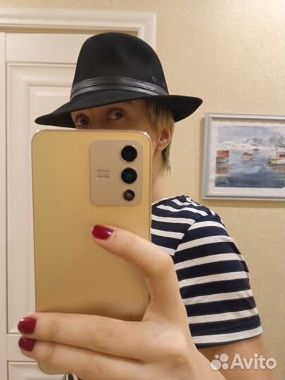 Шляпа узкие поля 58-59р