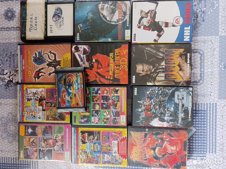 Картриджи Sega mega drive 2