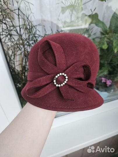 Шляпа фетровая женская