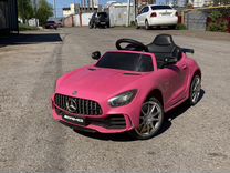 Детский электромобиль Mercedes розовый