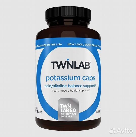 Twinlab Potassium (90капс)