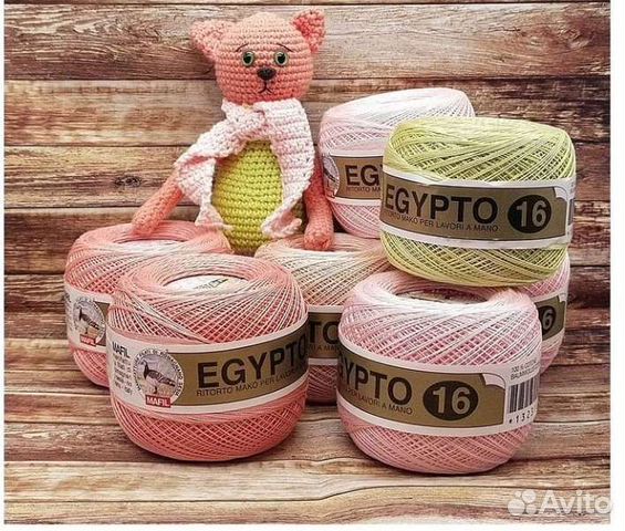 Пряжа для вязания Мафил Mafil egypto 16 и 25