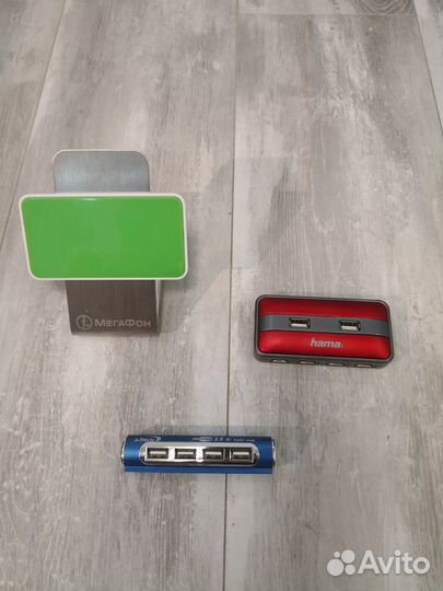 USB-hub Hama 7 портов и S-iTech 4 порта