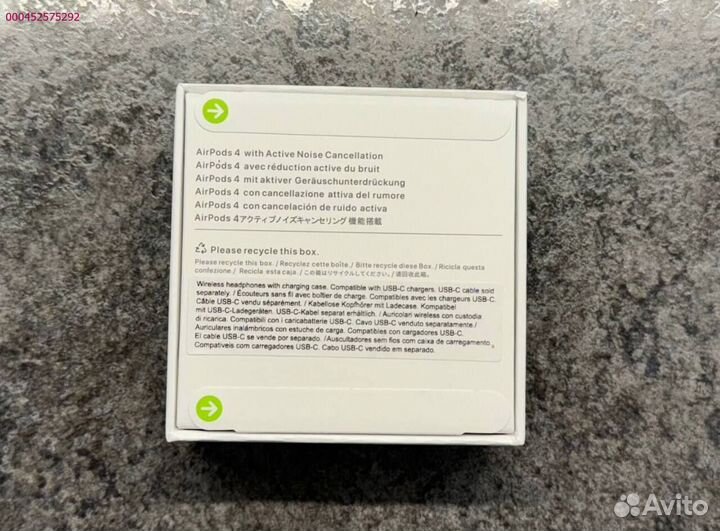 Наушники Airpods 4/Pro2 Premium Type-C