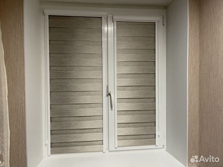 Рулонные шторы зебра