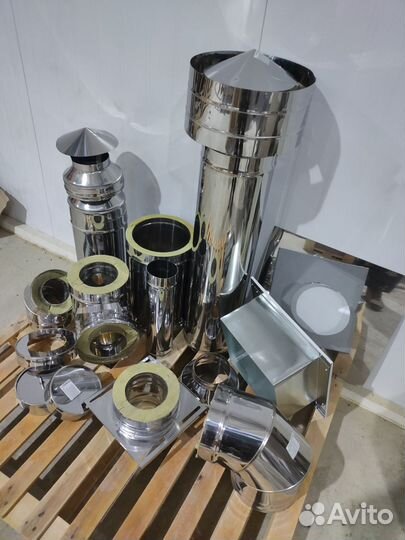 Дымоход Сэндвич-труба Для Дымохода 120х200, L-1м