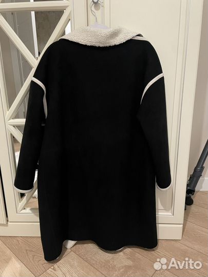 Дубленка женская зимняя oversize