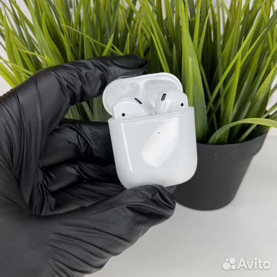 AirPods 2 premium (новые + чехол)