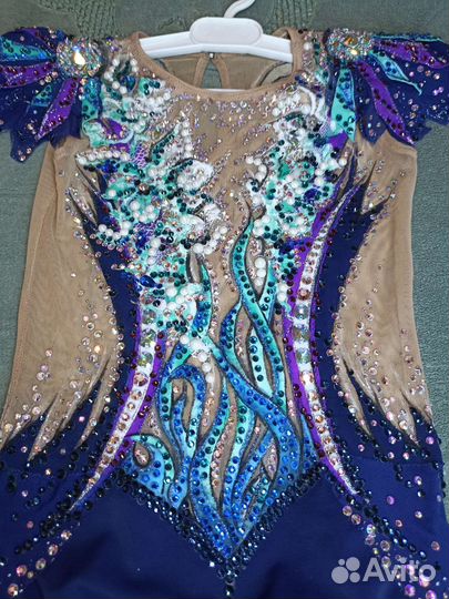 Аренда 122-134 купальник для гимнастики