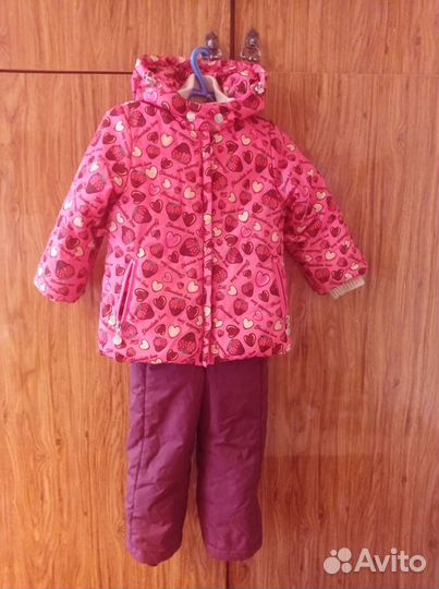Зимний комбинезон для девочки 92