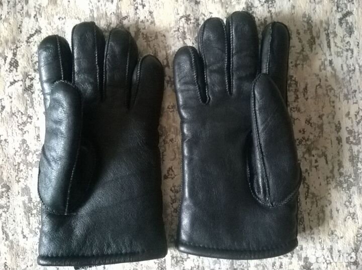 Перчатки мужские нат.кожа
