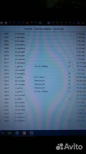 Обмен (продажа) погодовки СССР и России