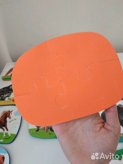 Пазлы животные фото мягкие из 3 4 деталей