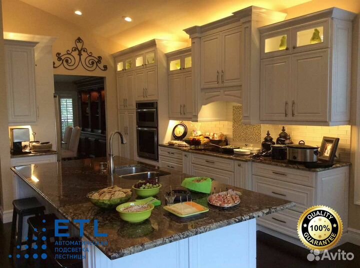 Система умной подсветки мебели и гарнитура от прои