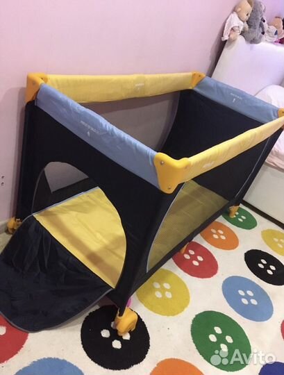 Детская кроватка манеж