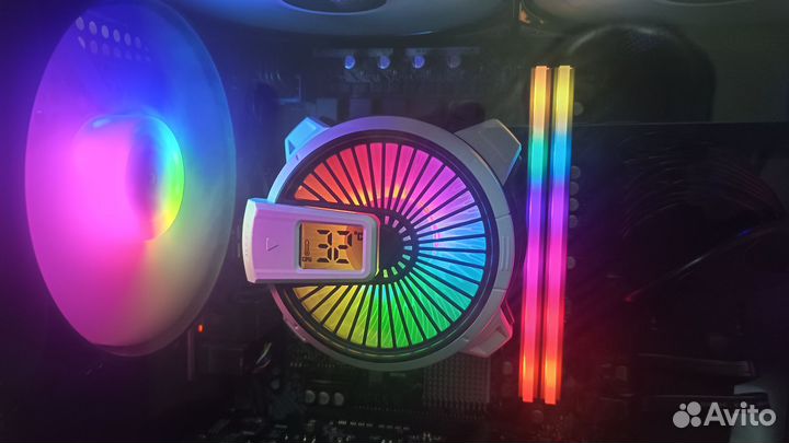 Игровой пк на i3-12100f rx6600