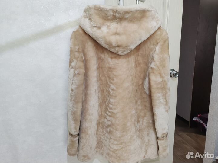 Шуба мутоновая размер 44 46