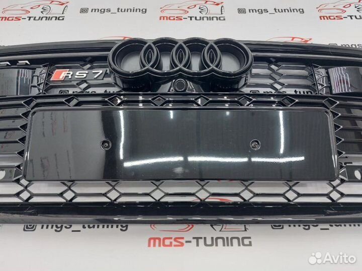 Решетка RS7#3 под радар Audi A7 4K 2018+ Ауди А7