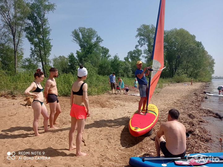 Прогулки на катере, вейкборд, виндсерфинг, сапсерф