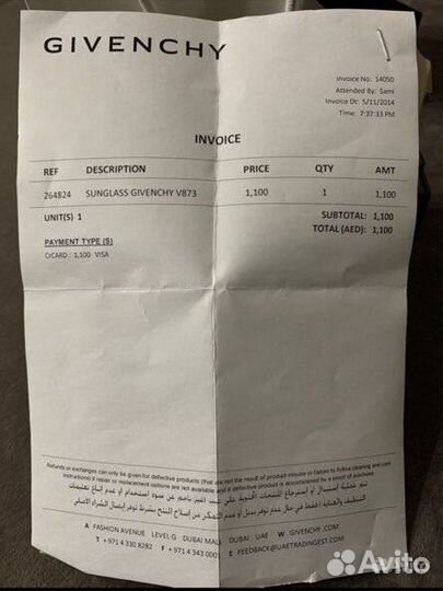 Очки givenchy ориганал