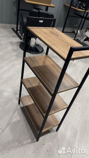 Этажерка металл/дерево
